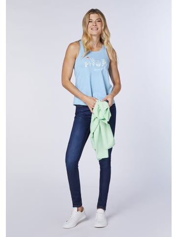 Oklahoma Premium Denim Tank Top in Blau