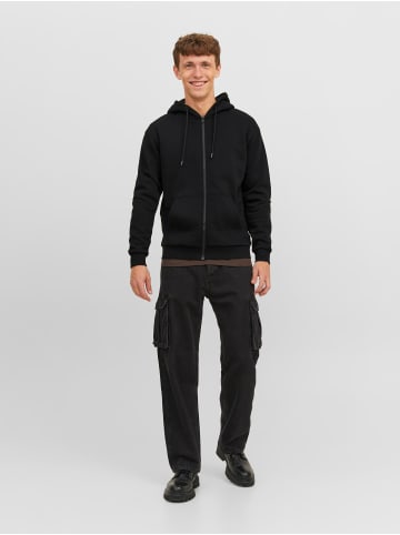 Jack & Jones Kapuzenjacke Regular Fit Hoodie JJEBRADLEY in Schwarz