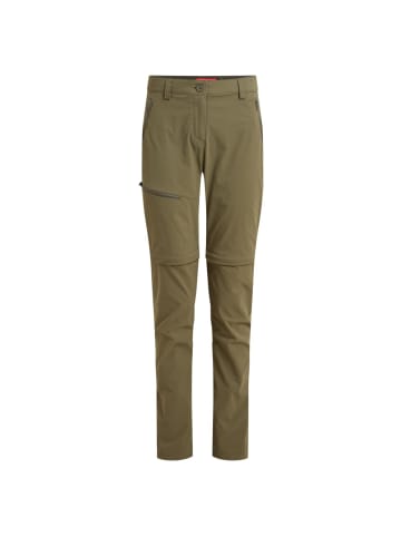 Craghoppers NosiLife Zip-off Outdoorhose Insektenabweisend in Kurzgröße in Wild Olive