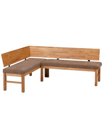 58 aufm Kessel ECKBANK Danny 155 x 194 x 84 Massivholz Wildeiche geölt/Braun