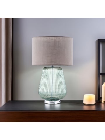 home24 Tischleuchte Covesea in Grün