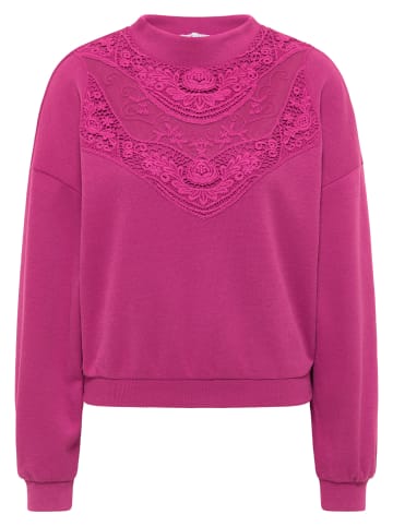 IZIA Damen Sweatshirt in Pink