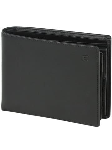 Esquire Logo Geldbörse V Leder 12,5 cm schwarz