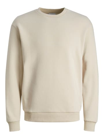 Jack & Jones Sweatshirt 'JJEBRADLEY' in Beige