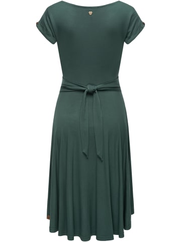 ragwear Sommerkleid Ivone Solid in Dark Green