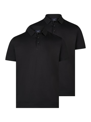 Ragman Poloshirt Basic in Schwarz