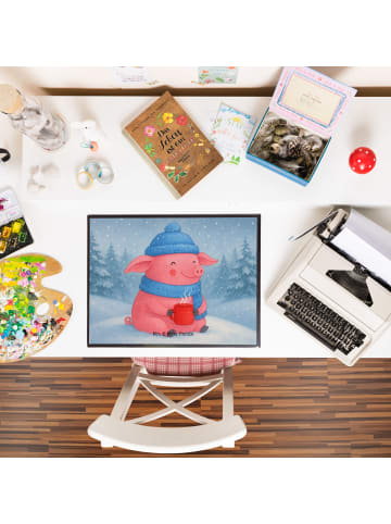 Mr. & Mrs. Panda Bastelunterlage Schwein Glühwein Design ohne Sp... in Weiß