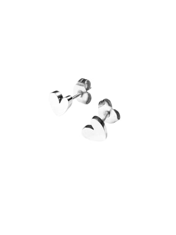 PURELEI Ohrringe Tiny Heart Silber
