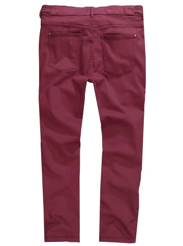 Men Plus Jeanshose in bordeauxrot