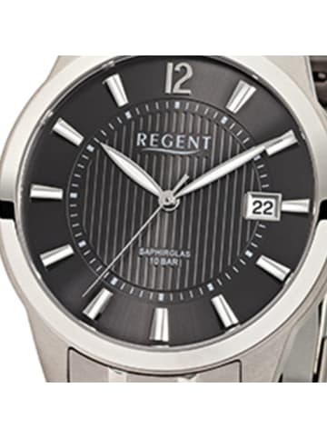 Regent Armbanduhr Regent Titan-Uhren silber mittel (ca. 39mm)