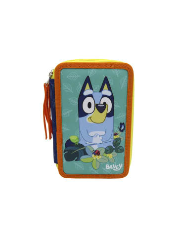 Bluey Gefülltes Federmäppchen 39 Teile 16 Buntstiften 16 Filzstiften