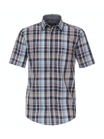 CASAMODA Freizeithemd Kurzarm in Blau