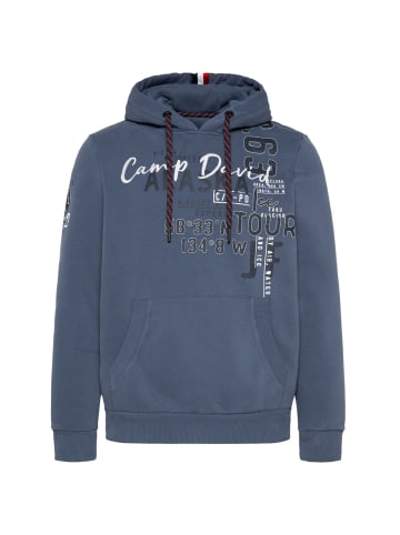 CAMP DAVID  Hoodie 'Alaska Ice Tour' in blau