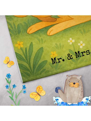 Mr. & Mrs. Panda Gästetuch Fuchs Mama Design ohne Spruch in Weiß