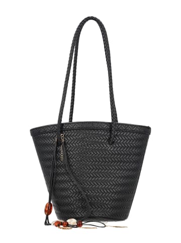 faina Women Handbag in Black