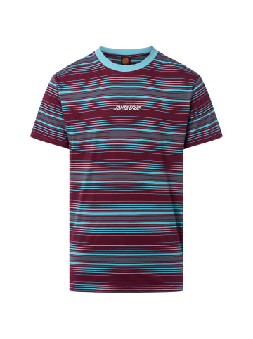 Santa Cruz T-Shirt in bordeaux türkis - 0001