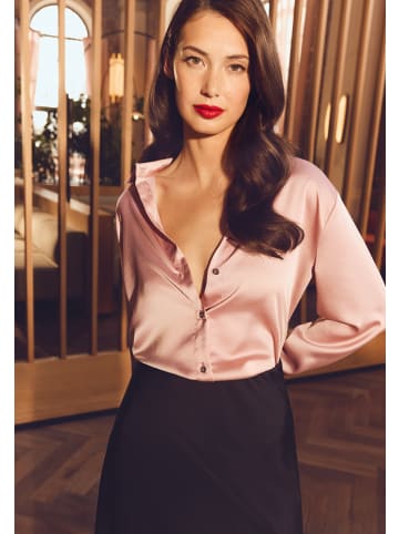 BETTY & CO Hemdbluse langarm in Lilas