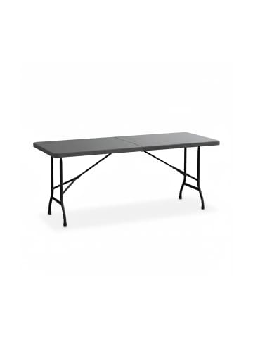 relaxdays Gartentisch in Grau - (B)180 x (H)72 x (T)74 cm