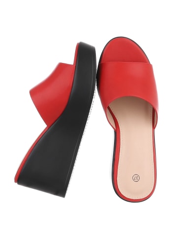 Ital-Design Sandale & Sandalette in Rot