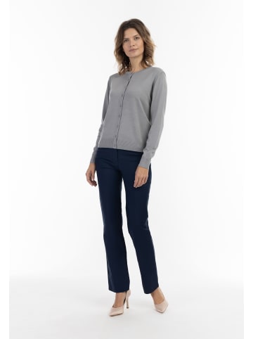 usha BLACK LABEL Damen Cardigan in Grau