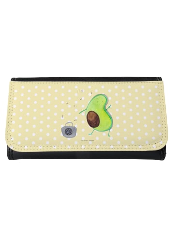 Mr. & Mrs. Panda Frauen Portemonnaie Avocado Tanzen ohne Spruch in Gelb Pastell