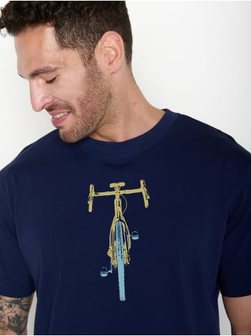 GreenBomb Fusion Bike Front Stamp in Marineblau