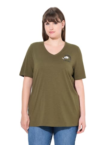 Ulla Popken Shirt in oliv