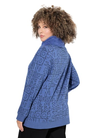 Ulla Popken Sweatshirt in atlantikblau