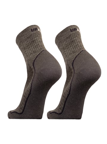 UphillSport Laufsocken 2er Pack in grey/black