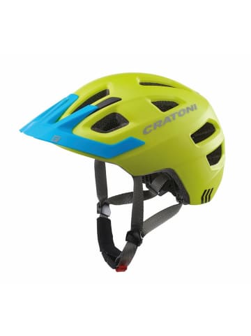 Cratoni Kinderhelm Maxster Pro in lime/blau matt