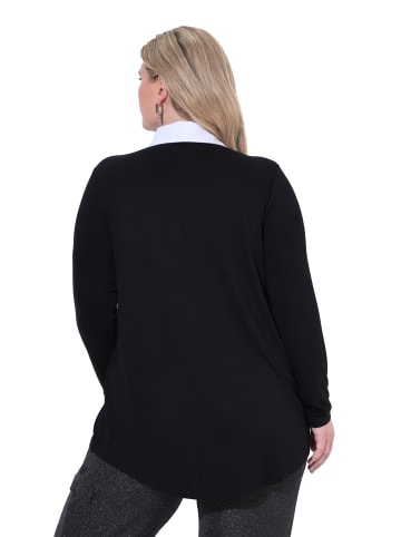 MIAMODA Pullover in schwarz