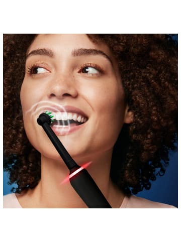 Oral-B Elektrische Zahnbürste "Pro 3 + Reiseetui Floral Design" in Schwarz