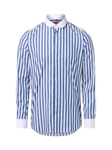 Finshley & Harding London Hemd in marine weiß