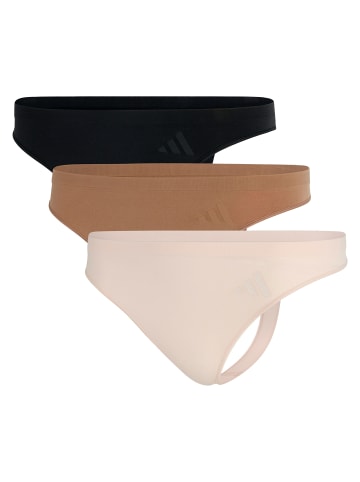 adidas 3er Pack Thong Active Ultimate Stretch in Mehrfarbig