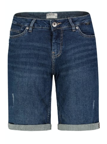 Eight2Nine Short in dark blue denim d256