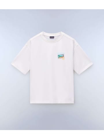 Napapijri T-Shirt "S-Nice" in Weiß