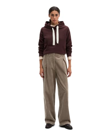 Marc O'Polo Hoodie relaxed in Black Cherry