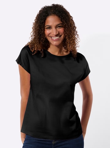 WITT WEIDEN Shirt in schwarz + ecru
