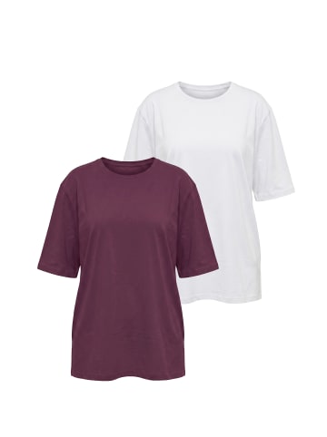 Ulla Popken Shirt in dunkle beere