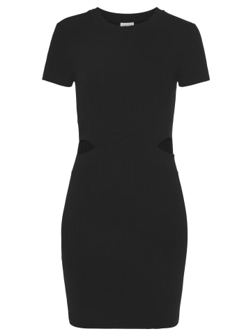 LASCANA Minikleid in schwarz