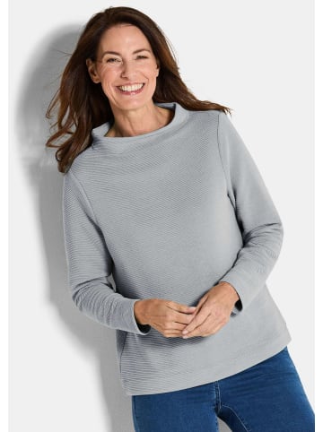 GOLDNER Langarm Ottoman-Design, Turtleneck in grau