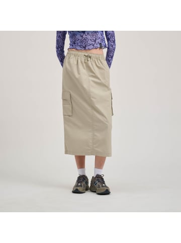 Santa Cruz Midirock "Strip Cargo Skirt" in Silber