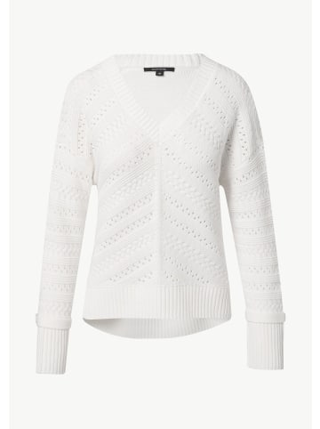 comma Strickpullover in 0120_weiß