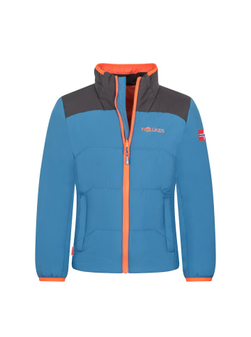 Trollkids 3 in 1 Jacke Skanden in nordic blue