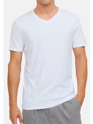 Jack & Jones Unterhemd / Shirt Kurzarm Jacbasic in Weiß