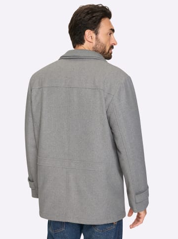 WITT WEIDEN Longjacke in steingrau-meliert