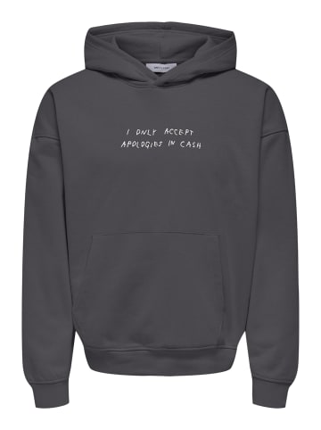 Only&Sons Hoodie 'Aaron' in dunkelgrau
