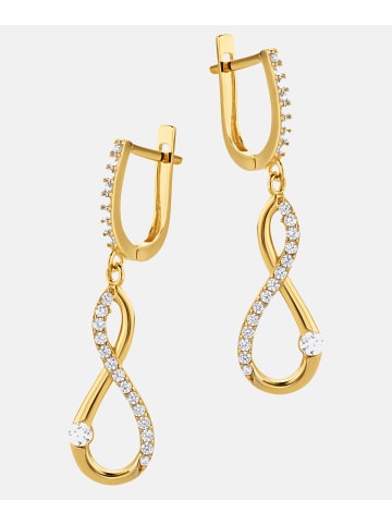 Diamant L'éternel Ohrringe aus 375 Gelbgold