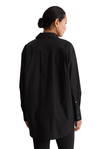 Marc O'Polo Boyfriend Hemdbluse O-Shape in Schwarz