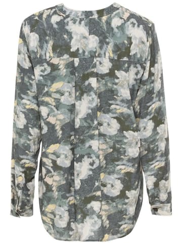 Camel Active Langarmbluse in aop smoked khaki